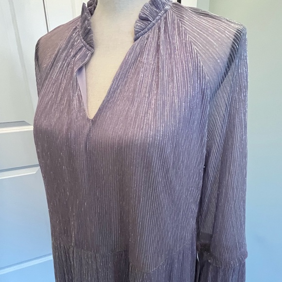Lavender MSK Party Dress size L NWT - Picture 4 of 6
